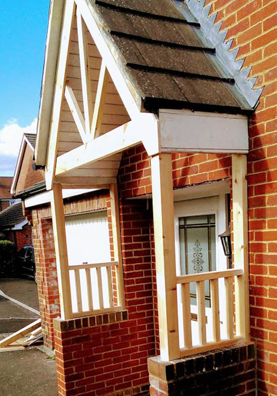 Salisbury Kitchens and Carpentry Wooden Porch